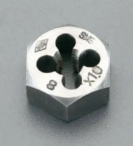 エスコ ESCO 【個人宅不可】 M33x2.0 六角ダイス（SKS2） EA829MB-33A [2-0661615]