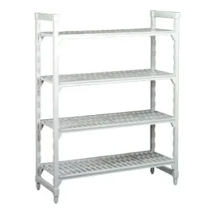 カムシェルフ固定 360×910×H1830 5段 メッシュ【代引き不可】【シェルフラック】【棚】【収納ラック】