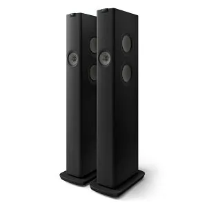 【納期情報：納期未定】KEF LS60 Wireless/CB（カーボンブラック・2本1組） ワイヤレススピーカー