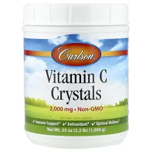 【15%OFFクーポン★4/24 20:00~4/27 09:59】Carlson ビタミンC クリスタル 【 iHerb アイハーブ 公式 】 カールソン ビタミン C アスコルビン酸 ビタミン類 ビタミンサプリ サプリメント サプリ パウダー