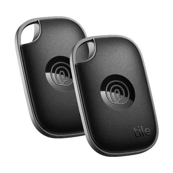 タイル(Tile) RE-61012-AP ブラック Life360 Tile Pro 2024 2個パック/電池交