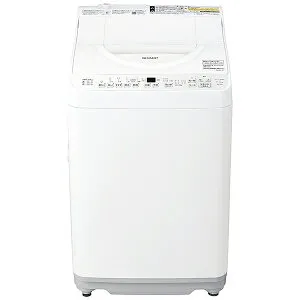 シャープ 縦型洗濯乾燥機 ホワイト系 ES-TX6K-W 洗濯6.5kg 乾燥3.5kg 上開き