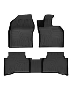 Cartist 新型 プリウス 60系 に適用 専用 フロアマット セカンドマット 3Dフロアマット PRIUS60 ZVW60 ZVW65 MXWH60 MXWH65 2023年(令和5)1月～現行 立体 カーマット 防水 滑り防止 耐汚れ TPE素材