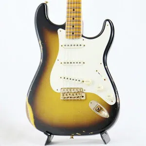 Fender Custom Shop 2023 Spring Event Limited Edition 1957 Stratocaster Relic (Faded/Aged 2-Color Sunburst w/ Gold Hardware) [SN.CZ570778] 【キズあり特価】