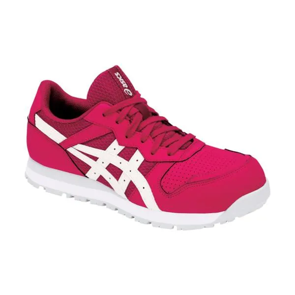 安全靴 作業靴 シューズ ワーキングシューズ おすすめ ASICS レディ ウィンジョブ CP207 バーガンディ×バーチ 22.0cm asics 安全 靴 [1272A001.600-22.0] 1