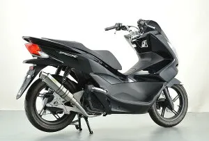 【国内生産】ホンダ PCX125 PCX150 esp (EBJ-JF56/ EBJ-JF28 /JBK-KF12/ JBK-KF18 ) Realize (リアライズ) ブリンク ステンレス マフラー 説明書付 バイク パーツ カスタム JF56 JF28 KF12 KF18 PCX