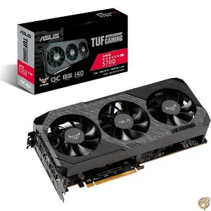 【5日最大1500円クーポン】ASUS TUF Gaming X3 AMD Radeon Rx 5700 オーバークロック 8G GDDR6 HDMI DisplayPort ゲーミンググラフィックカード (TUF 3-RX5700-O8G-GAMING)