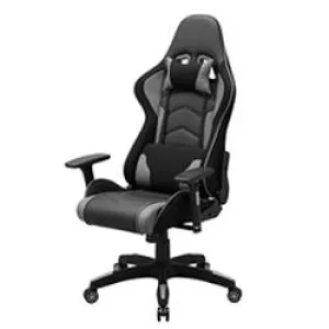 【P5S】サンワサプライ ゲーミングチェア SNC-L18GY(SNC-L18GY) メーカー在庫品