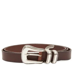 ヌーディージーンズ メンズ ボトムス デニムパンツ Nudie Jeans Co Western Belt Dark Brown ブラウン