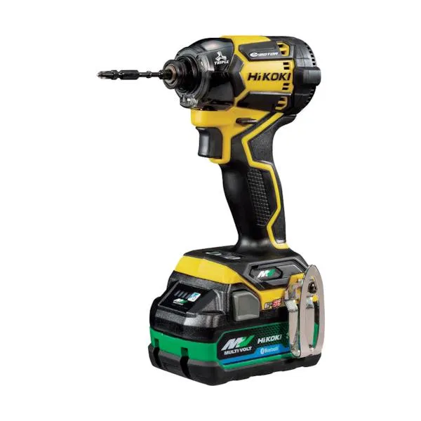 HiKOKI(ハイコーキ 旧:日立工機):コードレスインパクトドライバ 36V 新マルチボルトBluetooth搭載電池 限定色デザートイエロー 型式:WH36DC(2XPSZ)(DY)