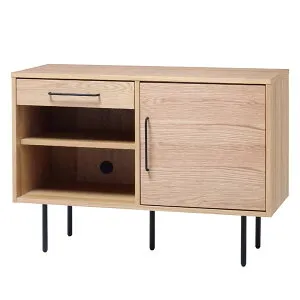 弘益 Glam サイドボード W1000×D400×H700mm GLM-SB100[ グラム 収納 リビング キッチン テレビ台 シンプル ]『代引不可』『送料無料（一部地域除く）』