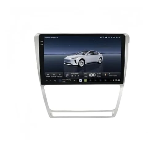 ワイヤレス carPlay アンドロイド自動表示 Android13 12+512GB カーマルチメディアナビゲーション（Skoda 用のOctavia 2008-2013用）(DUDU6 8+256+2K,10.36 inch black)