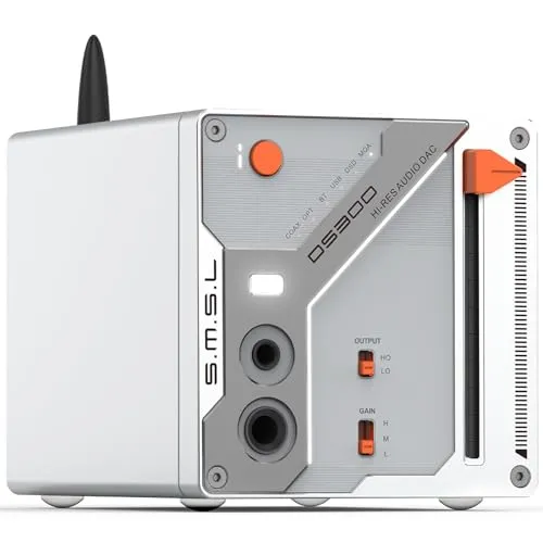 DS300 Headphone DAC Amplifier 3000mW×2 ES9039Q2M 6.35mm/4.4mm Headphone Amp Bluetooth 5.1 LDAC 24bit/96kHz/aptX HD/SBC/AA MQA Fu