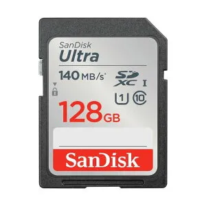 SanDisk128GBUltraSDXCUHS-IMemoryCard-Upto140MB/sC10U1FullHDSDCard-SDSDUNB-128G-GN6IN