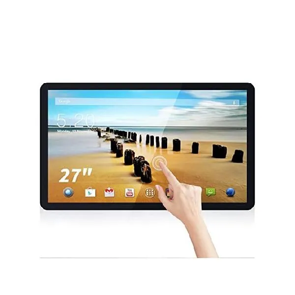 TouchWo 27 inch Android 11 Touchscreen Monitor Tablet, 16:9 FHD 1080P, WiFi ＆ BT, Built-in Speakers, RK3568 4GB RAM ＆ 32GB ROM, Smart Board_並行輸入