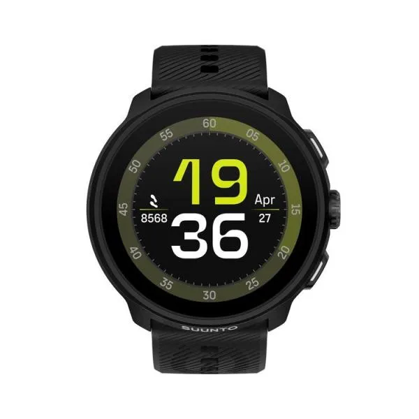 スント (国内正規品)SUUNTO RUN All Black with Silicone Strap スマートウォッチ SS051272000 返品種別B