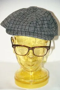 代引手数料・送料無料 Dapper's (ダッパーズ) クラシカルキャスケット 1100 MW Special Casquette グレー・プレイド