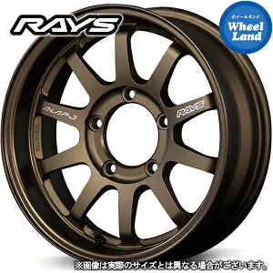 【在庫あり】【ホイールのみ単品4本セット】ジムニーシエラ(JB74/JB43)/ジムニーノマド(JC74)レイズ A LAP J ブロンズ （アルマイト） （BR） 6.0J-16 インセット5 5穴 PCD139 16インチホイール 4本1台分