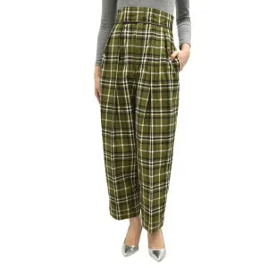 INSCRIRE(アンスクリア)PT28A チェック ペグトップパンツ レディース 正規品