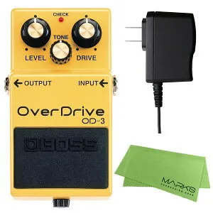 BOSS ボス OverDrive OD-3 + PSA-100S2 + マークスオリジナルクロス セット