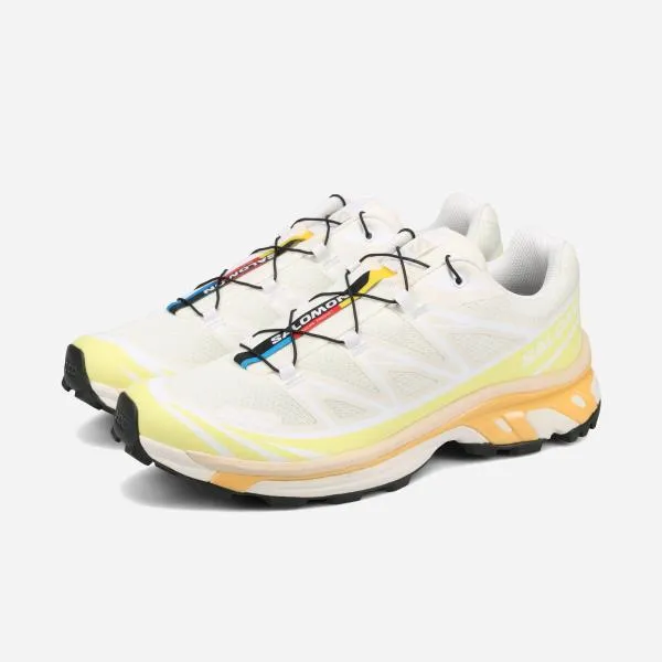 【30%OFF】 SALOMON XT-6 サロモン エックスティー 6 メンズ レディース VANILLA ICE/YELLOW IRIS/WARM APRICOT ホワイト L47864500