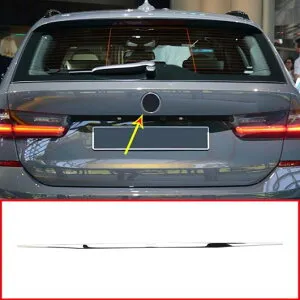 ABS クローム テール ドア 装飾 ストリップ トリム 適用: BMW 3シリーズ G20 G28 325 2019 2020 ステンレス アクセサリー リア メンバー ストリップ AL-II-0215 AL Exterior parts for cars