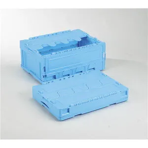 岐阜プラスチック工業 フタ付き 折りたたみコンテナ オリコン 〔30L ブルー〕 CF-S31NR 折りたたみ コンテナ 収納 容器【代引不可】 [21]