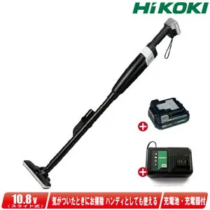 HIKOKI（ハイコーキ）10.8V コードレスクリーナ R12DB(ESB) 1.5Ah Li-ion充電池(BSL1215)1個 充電器(UC12SL)【※沖縄県への注文受付・配送不可】