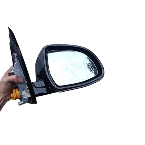 自動左右加熱電動折りたたみ 5 ピンリアミラーアセンブリに適合する BMW X5 F15 2014 2015 2016 2017(Only Left Black)