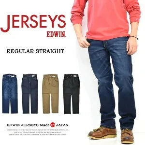 EDWIN エドウィン ジャージーズ JMH03 レギュラーストレート ストレッチ デニム ジーンズ パンツ 日本製 股上深め 送料無料