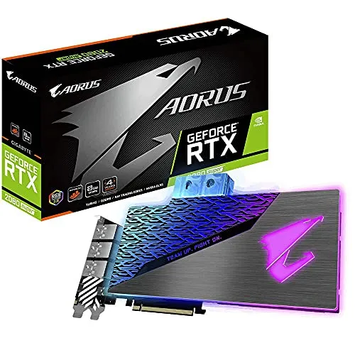 Gigabyte Aorus GeForce RTX 2080 Super WaterForce WB RGB Liquid Graphics Card 8GB
