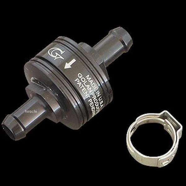 【メーカー在庫あり】 50-312B-A-BLK ゴランプロダクツ Golan Products 5/16 コンパクトフューエルフィルター 黒 JP店