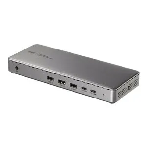 サンワサプライ USB C ドッキングステーション 4K/60Hz×3画面出力 HDMI×3/DP×2 100W PD対応 2.5G 有線LAN USB 10Gbps Windows/Mac対応 USB-CVDK20
