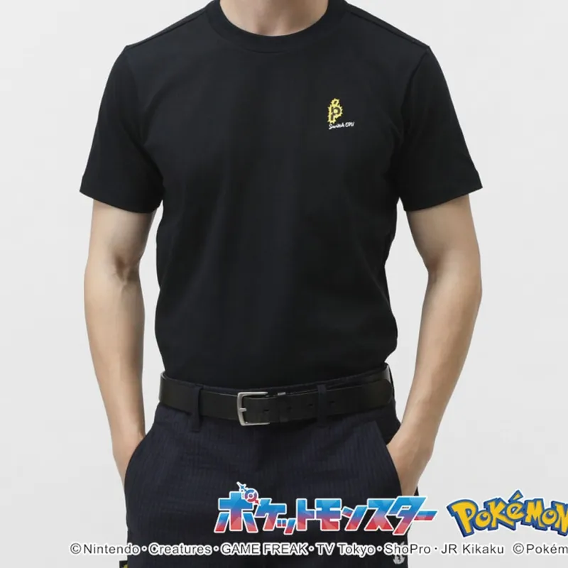 パーリーゲイツ ゴルフウェア 半袖ウインドブレーカー 春 夏 【ポケモン】ピカチュウ プレーティング天竺半袖Tシャツ (0535163331) メンズ PEARLY GATES