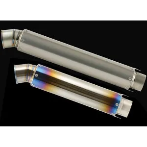 NITRO RACING 4in1 手曲げチタンEXマフラー Φ85 ストレイトチタンサイレンサー 420mm V2 EX-07HBTUT4-V2 ナイトロレーシング マフラー本体 ZEPHYR750