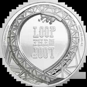 ループ・ザ・ループ シルバー 1オンス 999 COOK ISLANDS 2021 シルバーコイン-