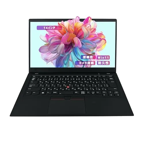 【整備済み品】【14インチ office搭載】Lenovoノートパソコン win11 ThinkPad X1 Carbon i7-8世代 カメラ内蔵 高速SSD 《Office 2019/無線LAN/Bluetooth/リカバリー用USB64GB》 (メモ