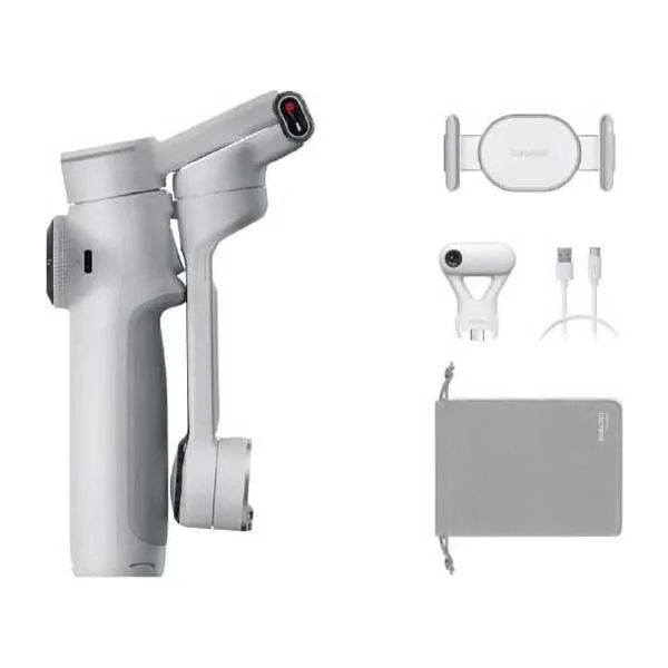 Insta360 スマートフォン用ジンバル「Insta360 Flow 2 Pro」AIトラッカーキット(ストーングレー) CINSABQB-FLOW226 返品種別B