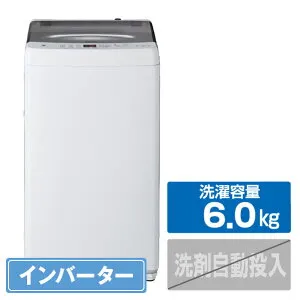 ハイアール 6．0kg 全自動洗濯機 DDインバーター ホワイト JW-UD61C(W) [JWUD61CW]【RNH】