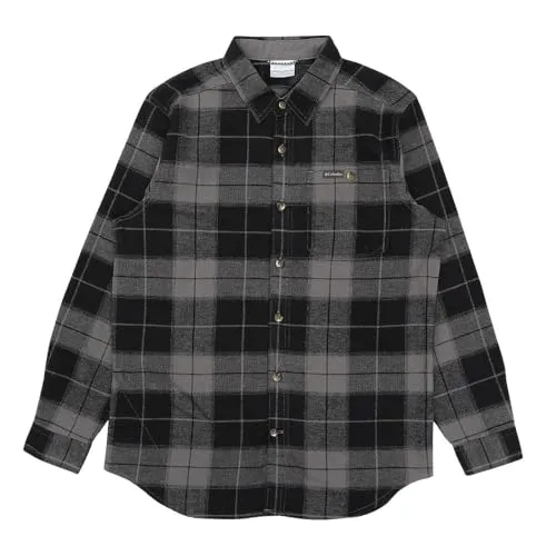 [コロンビア] ピッチストーン ヘビーウエイト フランネルII シャツ AE3753 メンズ S City Grey Macro Buffalo Tartan