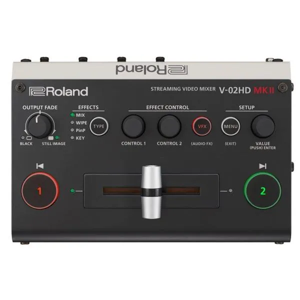 Roland V-02HD mk2 ストリーミング ビデオ ミキサー