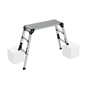 ピカコーポレーション(Pica) 四脚アジャスト式足場台(軽量) DXJ-6908A [足場台 四脚アジャスト式足場台 軽量足場台 上部伸縮操作 スタッピー]