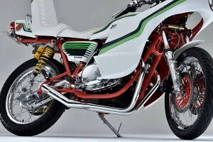 パステルロード 15081 バキュームワルツGS メッキ GS400/E マフラー パーツ 復刻部品