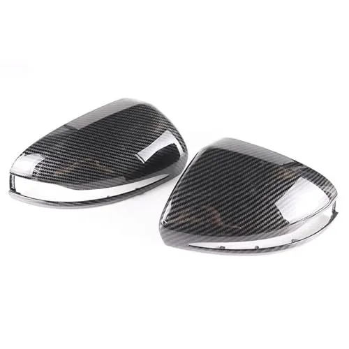 サイドミラーカバー ドアミラーシェル 用のC 用のGLC SE 用のクラス W205 X253 W222 W213 W238 交換用カーボンブラックサイドバックミラーカバーキャップシェル LHD バックミラーキャップ(Carbon pattern-1)