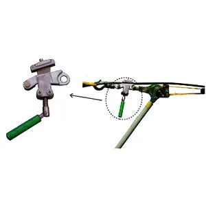 永木精機(NAGAKI) 掴線器 仮留カムラー 23-9 最大使用張力：10kN(1000kgf)