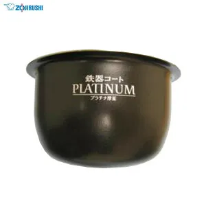 【沖縄・離島配送不可】圧力IH炊飯ジャー 鉄器コート プラチナ厚釜 PLATINUM NPBE18KS 用 なべ 内釜 内がま 替え用 内なべ 部品 炊飯器 単品 交換用 買い替え用 1升炊き 象印 B478