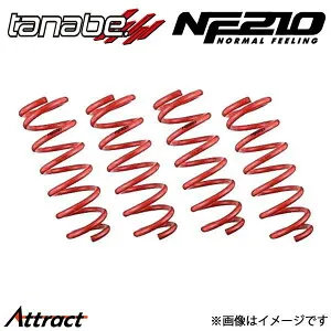 タナベ NF210 ダウンサス フロント左右セット プリウス ZVW30(ZVW30LNF×2)TANABE サスペンション スプリング