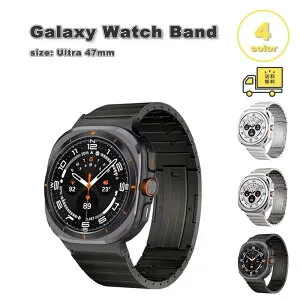ギャラクシー ウォッチ ウルトラ チタン チタニウム ビジネス 高級感 バンド Galaxy Watch Ultra 47mm 全4色 替えベルト 通気性 送料無料
