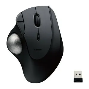 M-IT11DRBK ELECOM ブラック [トラックボール マウス (無線 5ボタン ベアリングユニット エルゴノミクス IST)]