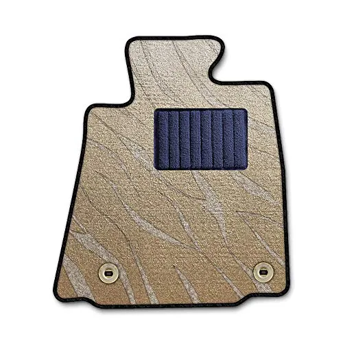 DAD ギャルソン D.A.D エグゼクティブ フロアマット NISSAN （ ニッサン ） SKYLINE・SEDAN（4DOOR） スカイライン・セダン （4ドア）ENR33 1台分 GARSON プレステージデザインベージュ/オーバーロック（ふちどり